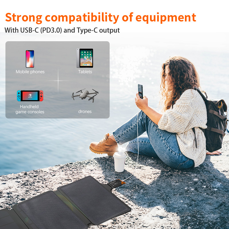 40w Foldable Solar Panel Solar - огляд і ціна Drone Solar Charger